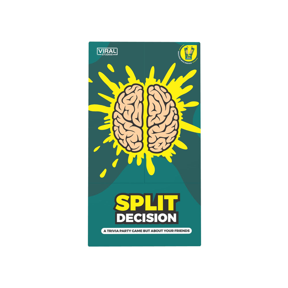 Viral Studios Split Decision secret question moment enhances social banter.