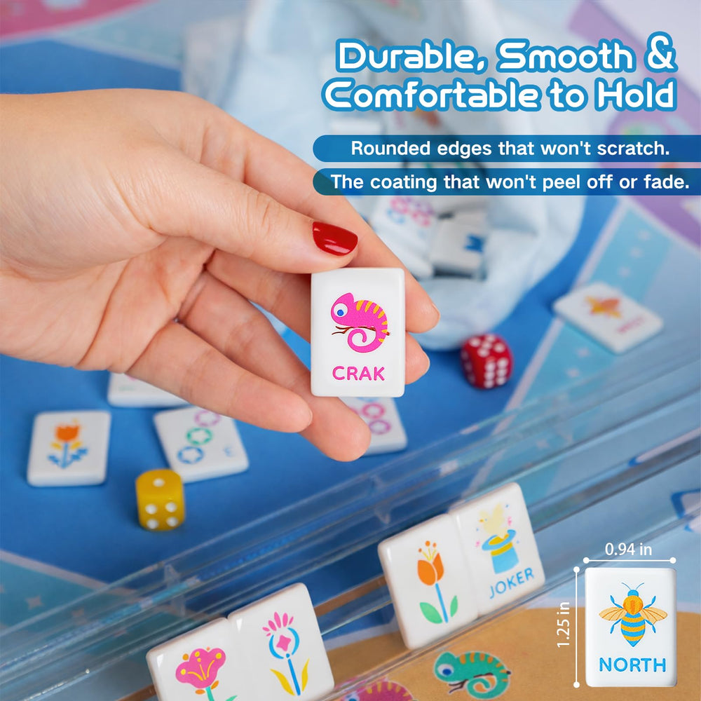 Virora Mahjong play mat offers a smooth surface for confident tile placement