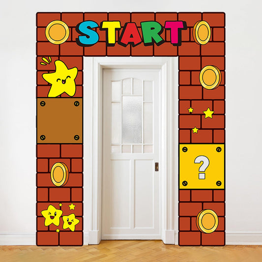 Virosera Super Brother banner full view for porch decor and photo booth