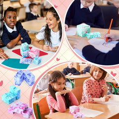 Valentines party favors by VioraWhite cubes for exchanges.