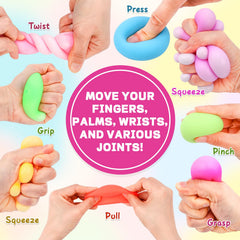 Viscoo 1.6-inch stress ball fits the palm and returns slowly for calm focus.