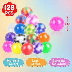 VISCOO palm-sized 1.4-inch stress balls fit easily in pocket for on-the-go relief