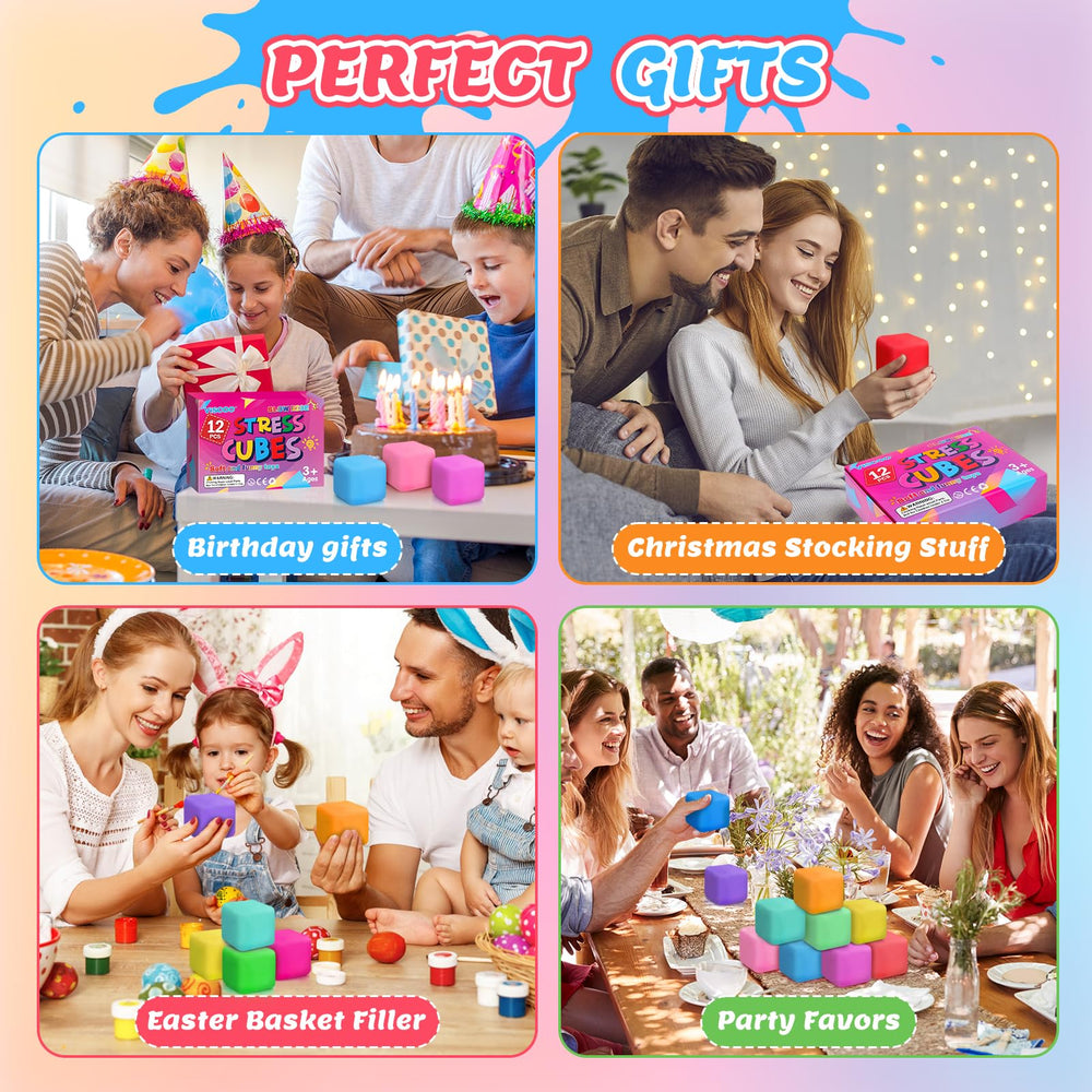 VISCOO gift-ready stress cubes suitable for party favors and classroom rewards