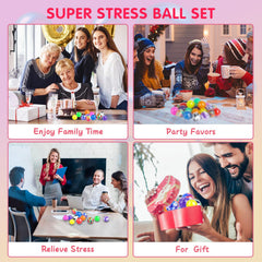 Viscoo stress ball suitable for desk, travel, and classroom use.