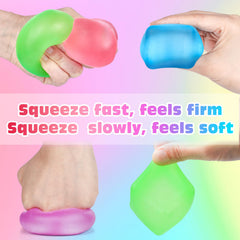 Viscoo stress cube gift box closeup demonstrates ready-to-gift packaging