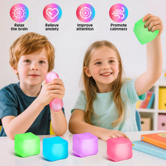 Viscoo stress cube green promotes focus and stress release during quick breaks