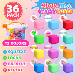 VISCOO soft TPR stress cubes provide a safe, tactile squishy feel