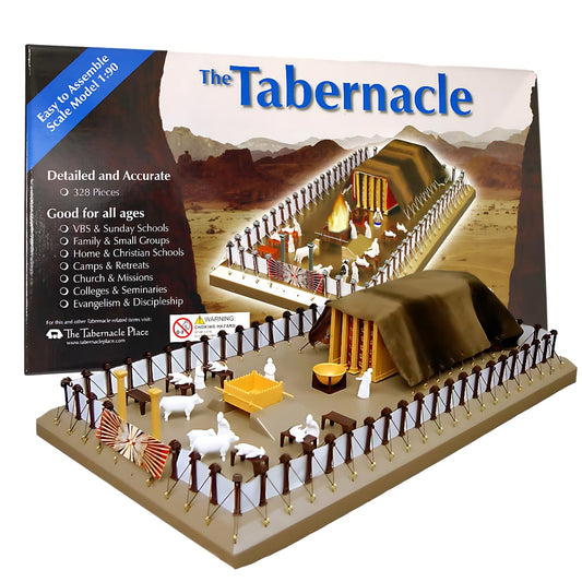 Vision Video Tabernacle Model Kit assembly scene for classroom learning.