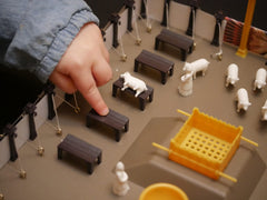 Vision Video Tabernacle Model Kit Menorah and Shewbread visuals.