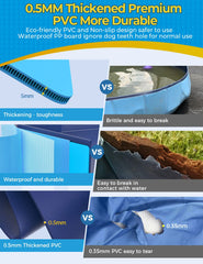 VISTOP pool side view highlights anti-slip bottom for pet safety