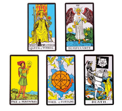 Vitacera card back design features vintage-inspired artwork.