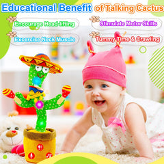 Vitosup cactus toy dances, sings, and mimics to entertain kids.