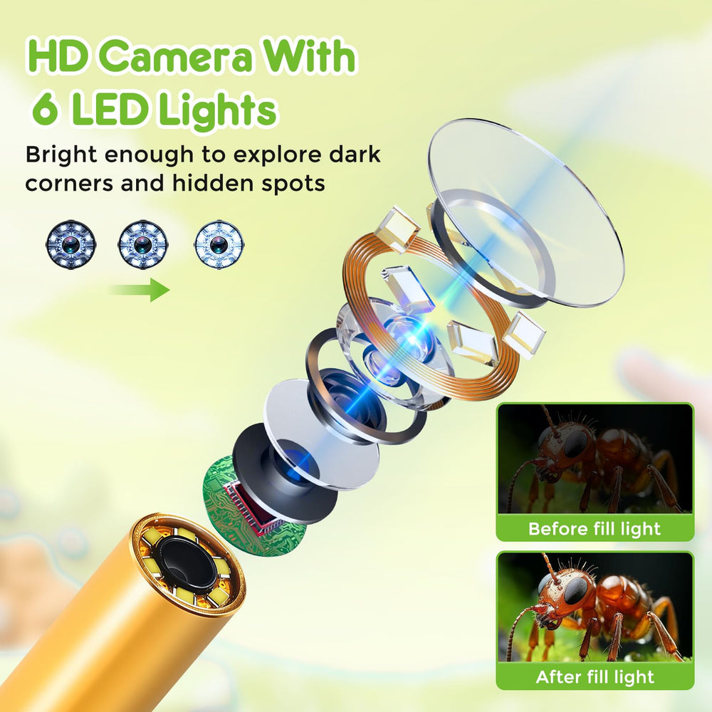 Vivid Glass Borescope Kids classroom learning setup for STEM exploration