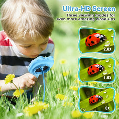Vivid Glass Borescope for Kids enables tree-hole exploration and curiosity about nature.