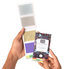 Viviva Colorsheets metallic 10-colors booklet shows travel-ready shimmer for spontaneous sketches.