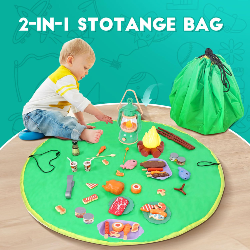 Viwulute camping set toys easy setup and compact storage for spontaneous fun