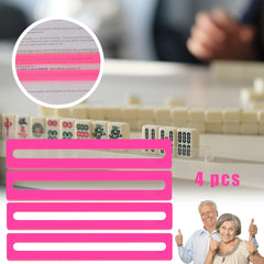 Viyohoh Mahjong line finder pink assembly shows easy peel film and setup.