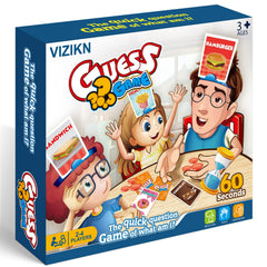 VIZIKN Headbands food theme packaging with colorful cards invites quick family play