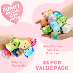 Vkovnis Axolotl Squishies ideal for pocket-sized desk fidget and calm moments.