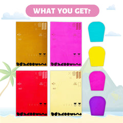 VKPI sticker cardboards with cut patterns for DIY projects