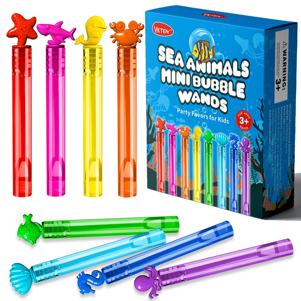 VKTEN sea mini bubble wands set for party favors and kid-friendly play