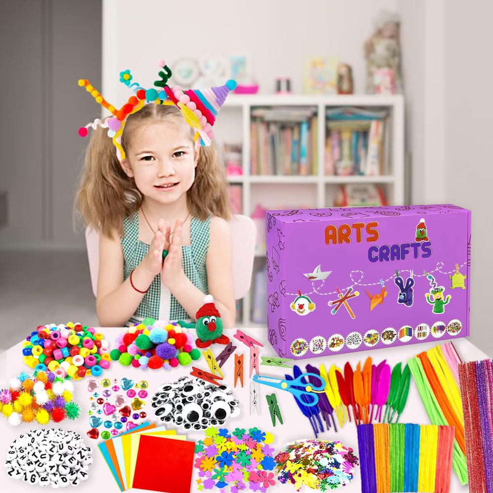 VLUSSO colorful paper and stickers fuel collage art and school crafts