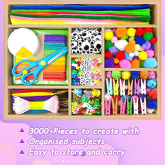 VLUSSO pipe cleaners variety closeup emphasizing bright colors for DIY crafts.