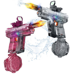 Vmiya pink-red light-up water gun for thrilling backyard battles