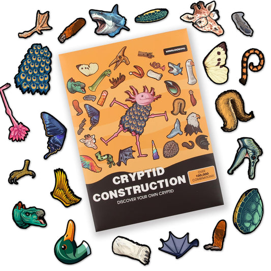 VMNlooking Cryptid Construction Kit magnets spark endless fridge-creature creativity.