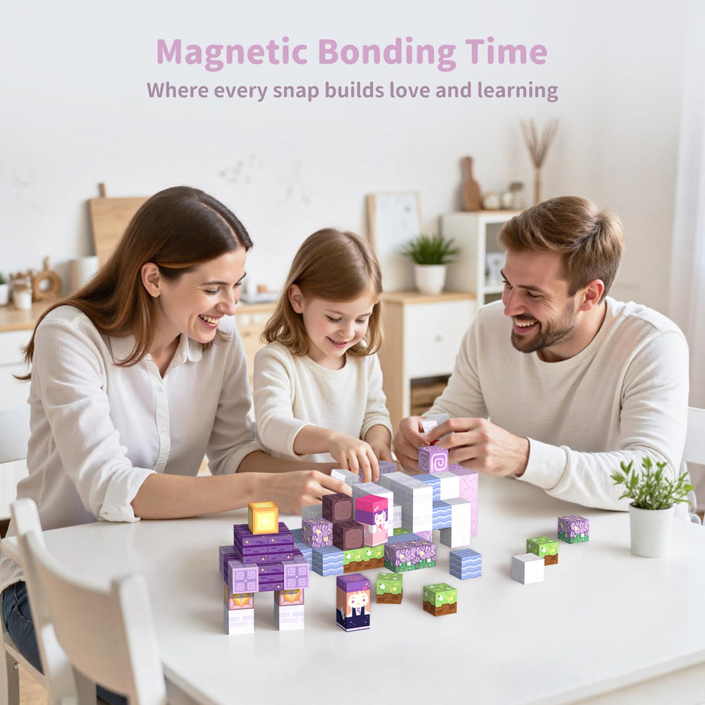 VNLINA Magnetic Blocks color-recognition play supports early learning through vivid shapes.