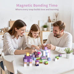 VNLINA Magnetic Blocks color-recognition play supports early learning through vivid shapes.