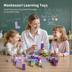 VNLINA Magnetic Blocks instruction guide helps families start building with castle ideas.
