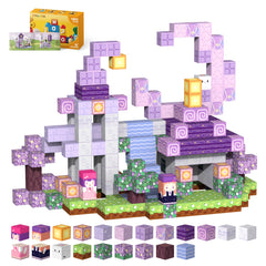 VNLINA Magnetic Blocks starter-set makes immediate play possible with essential architectural pieces.