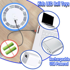 VNVDFLM hover soccer ball blue soft foam bumper protects kids and furniture.