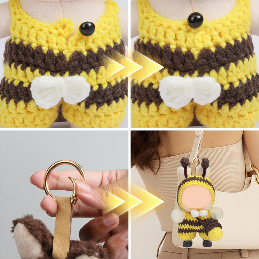 Voccim 17cm doll shark outfit for bold dress-up possibilities