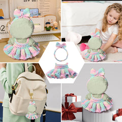 Voccim packaged dress and bow headband set, ready for gifting