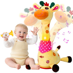 Vodolo giraffe toy with 60 songs for interactive play and learning.