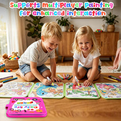 Vodolo no mess painting for toddlers enables exploration and creativity with just water.