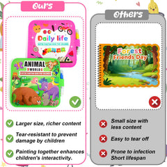 Vodolo reusable pages water coloring promote repeated painting without waste.