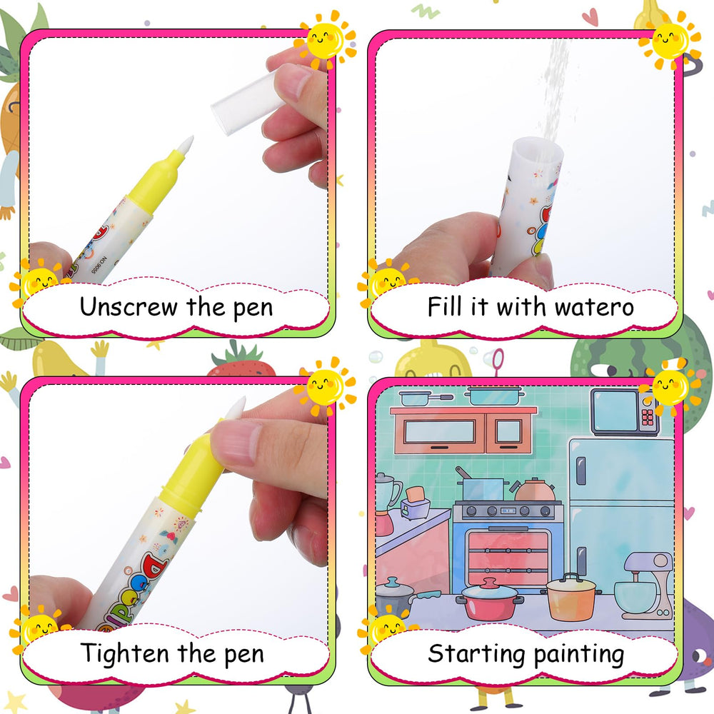 Vodolo water brush set offers smooth, age-appropriate strokes for little artists.