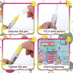 Vodolo water brush set offers smooth, age-appropriate strokes for little artists.