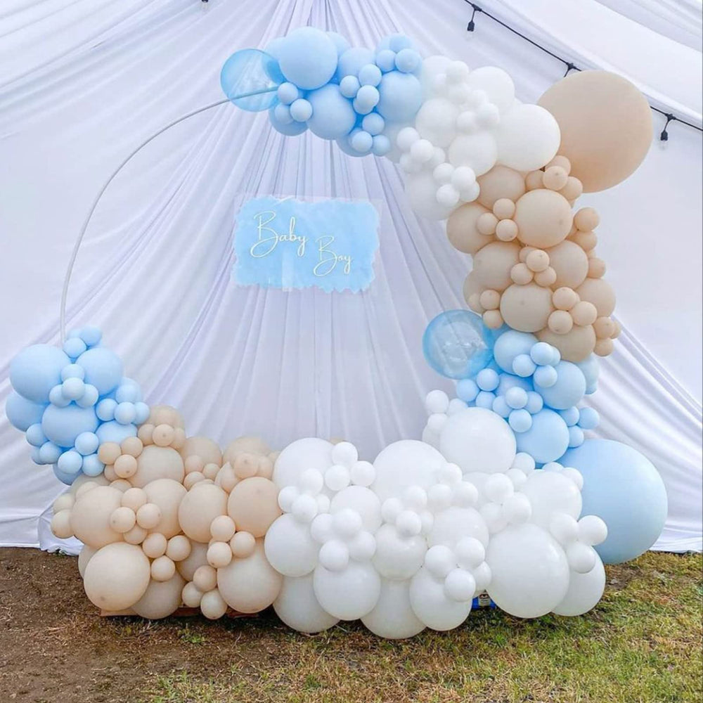 Voircoloria white 5in balloons for accent bursts