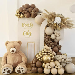Voircoloria brown graduation balloons celebrate milestones in style