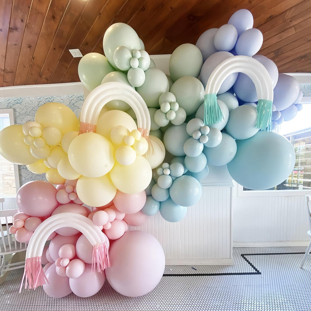 Voircoloria pastel balloons 18inch for statement arches.