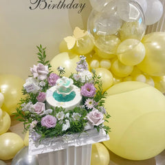 Voircoloria pastel yellow 12-inch balloons ideal for layered garland designs