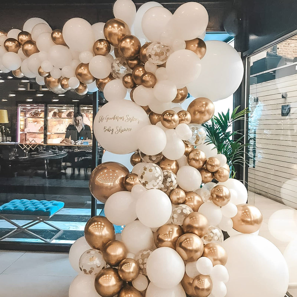 Voircoloria premium latex white balloons are thick and safe for air or helium.