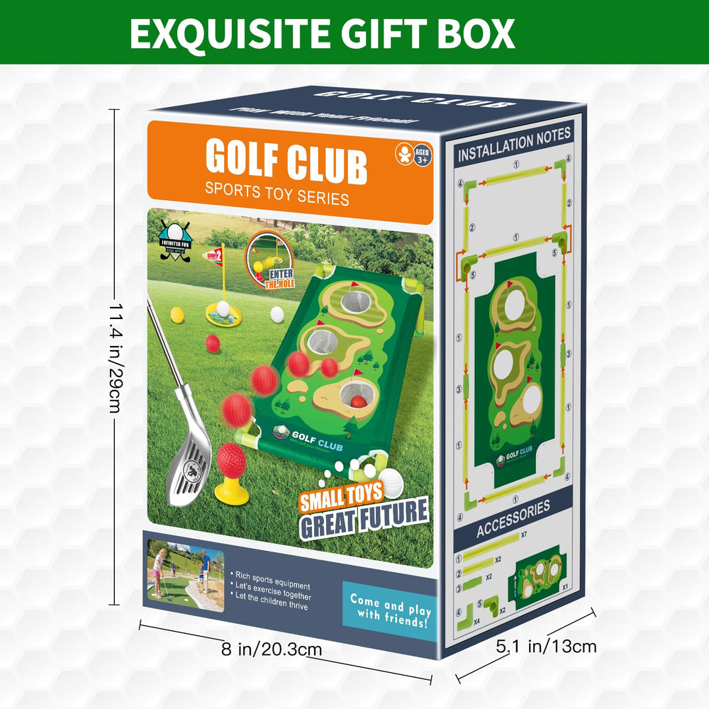VOKOFAYE Toddler Golf Set portable for indoor or outdoor spaces