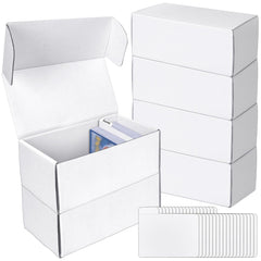 VOKOY 6-pack trading card storage box with dividers keeps cards organized.