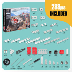 Volico storage box keeps 288 pieces organized for quick cleanups.