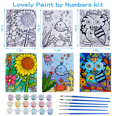 Volmop 18 acrylic paint pots enable vibrant color mixing.